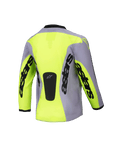 2025 Alpinestars Kids Racer Jersey Cast Grey Yellow