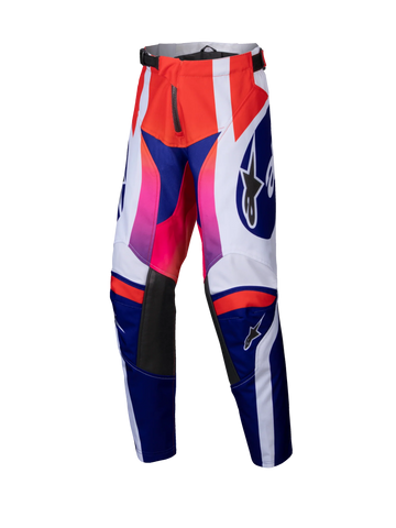 2025 Alpinestars Youth Racer Wurx Pants Multicolor White