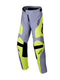 2025 Alpinestars Youth Racer Veil Pants Grey Yellow Fluo