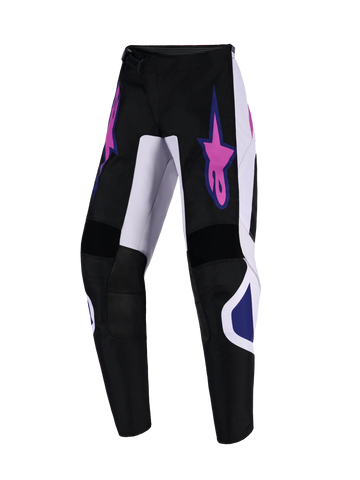 2026 Alpinestars Fluid Grid Youth Motocross Pants - Black Light Gray Purple
