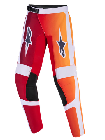2026 Alpinestars Fluid Portl Youth Motocross Pants - Red Light Gray Dark Gray