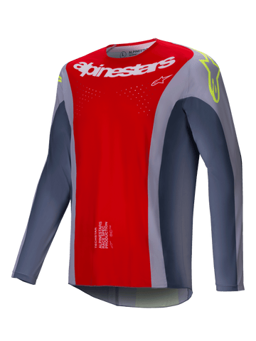 2025 Alpinestars Techstar Melt Jersey Bright Red Grey