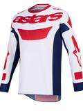 2026 Alpinestars Racer Riway Motocross Jersey - White Blue Red
