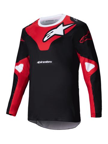 2025 Alpinestars Racer Veil Jersey Black Bright Red