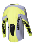 2025 Alpinestars Racer Veil Jersey  Grey Yellow Fluo