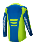 2025 Alpinestars Fluid Haul Motocross Jersey Yellow Fluo Blue