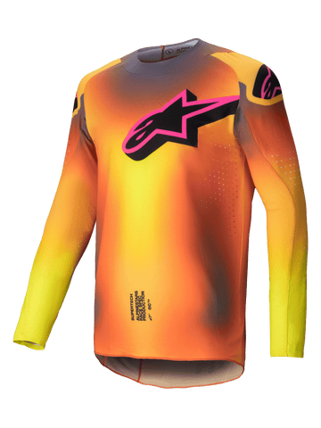 2025 Alpinestars SuperTech Lipan Jersey Yellow Pink