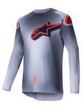 2025 Alpinestars SuperTech Lipan Jersey Grey Orange Fluo