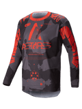 2025 Alpinestars Racer Hollow Jersey Dark Camo Red