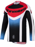 2026 Alpinestars Techstar Knif Motocross Jersey - Black White Red