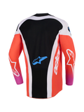 2026 Alpinestars Techstar Knif Motocross Jersey - Gray Orange Fluo Black