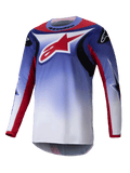 2025 Alpinestars Fluid Wurx Motocross Jersey Purple Bright Red