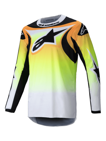 2025 Alpinestars Fluid Wurx Motocross Jersey Yellow Black