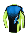 2026 Alpinestars Techstar Nomur Motocross Jersey - Dk Navy Yllw Fl Ucla Blue