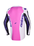 2026 Alpinestars Fluid Grid Motocross Jersey - Black Light Gray Purple