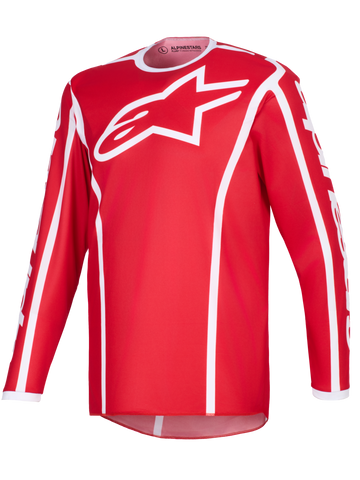 2026 Alpinestars Fluid Apex Motocross Jersey - Red White