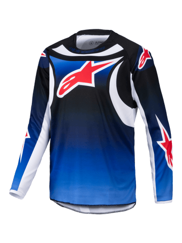 2025 Alpinestars Youth Racer Wurx Jersey Blue Black