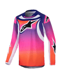 2025 Alpinestars Youth Racer Wurx Jersey Multicolor White