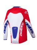 2025 Alpinestars Youth Racer Veil Jersey Bright Red White