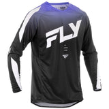 Fly Racing 2025 Evolution DST Jersey Black White Purple
