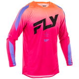 Fly Racing 2025 Evolution DST Jersey Pink Lavender Black