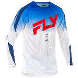 Fly Racing 2025 Evolution DST Jersey Red White Blue