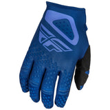 Fly Racing 2025 Kinetic Sym Gloves Ultramarine Dark Blue