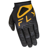 Fly Racing Kinetic Center Gloves Black Gold
