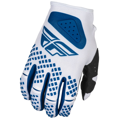 Fly Racing Kinetic Center Gloves White Navy