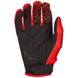 Fly Racing Youth Kinetic Center Gloves Red Black