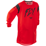 Fly Racing 2025 Youth Kinetic Stoke Jersey Red Black
