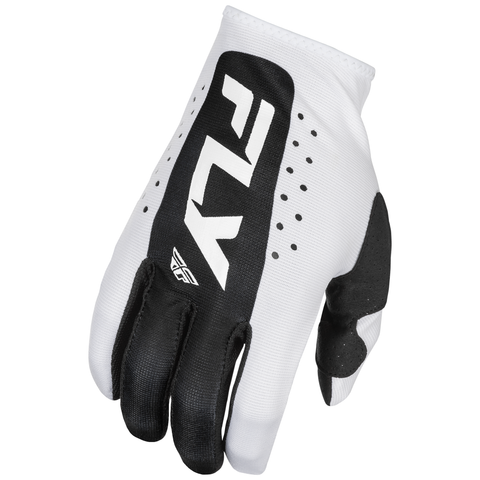 Fly Racing 2025 Lite Gloves White Black
