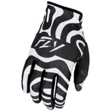 Fly Racing 2025 Lite Gloves Abyss White Black