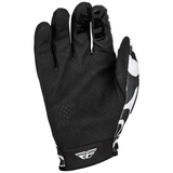 Fly Racing 2025 Lite Gloves Abyss White Black