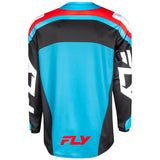 Fly Racing 2025 F-16 Jersey Cyan Black White