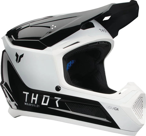 Thor Fleet Storm Youth Helmet - Black White