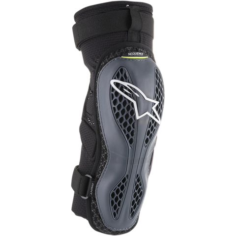 Alpinestars Sequence Knee Guards Anthracite Yellow