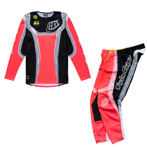 2026 Troy Lee Designs SE Stripes Youth Kit Combo Infra Red Black