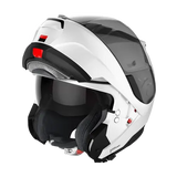 Nolan N100-6 Classic N-COM Metal White Motorcycle Helmet