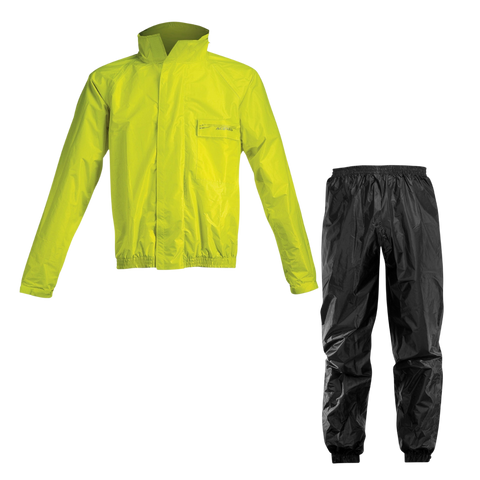 Acerbis Waterproof Rain Suit Set - Yellow Black