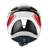 Nolan X-804 RS Maven Motorcycle Helmet Carbon White Red Green