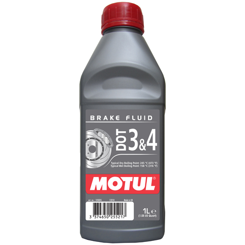Motul DOT 3 & 4 Brake Fluid 1 Litre
