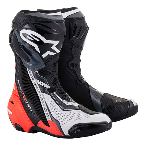 Alpinestars Supertech R B/R Fluo White Grey