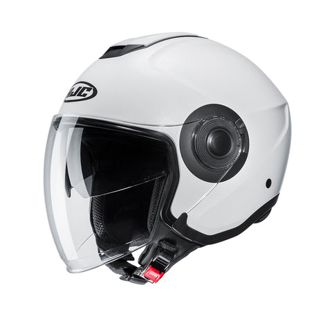 HJC I40 Semi Flat Pearl White Helmet