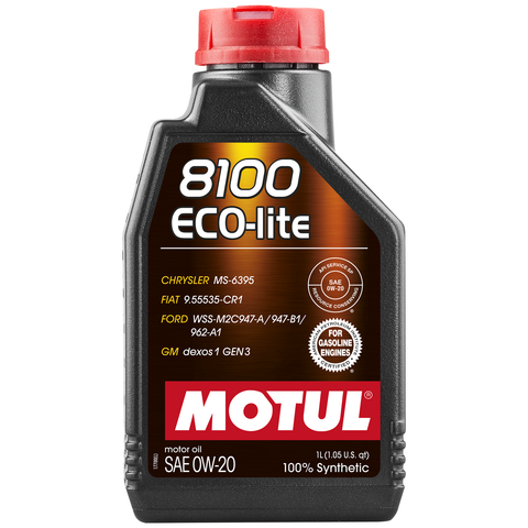 Motul 8100 Eco-Lite 0w20 1 Litre