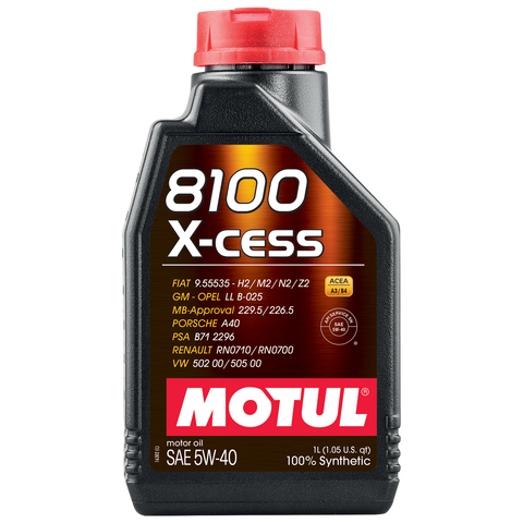 Motul 8100 X-Cess 5w40 1 Litre