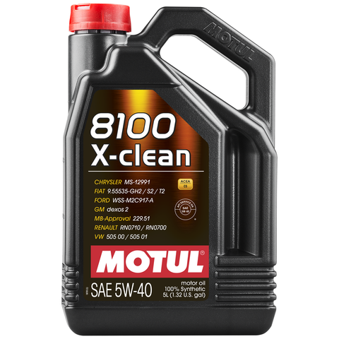 Motul 8100 X-Clean 5w40 5 Litres