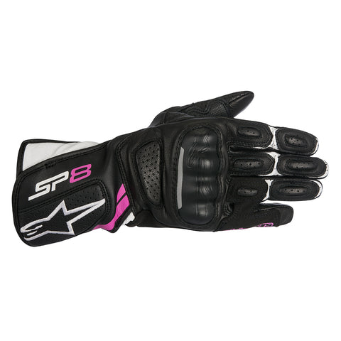 Alpinestars Stella SP-8 v2 Black White & Fuchsia