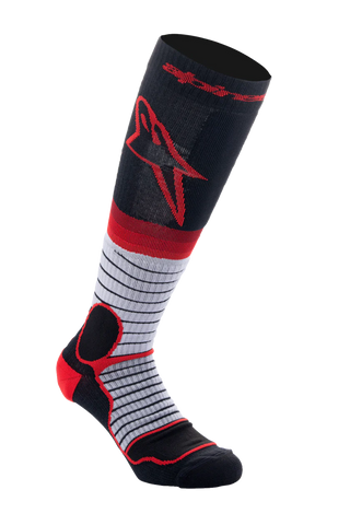 Alpinestars MX Pro Sock V2 - Black Gray Red