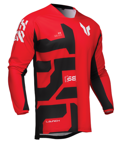 2025 Thor Jersey Launch Forge Red